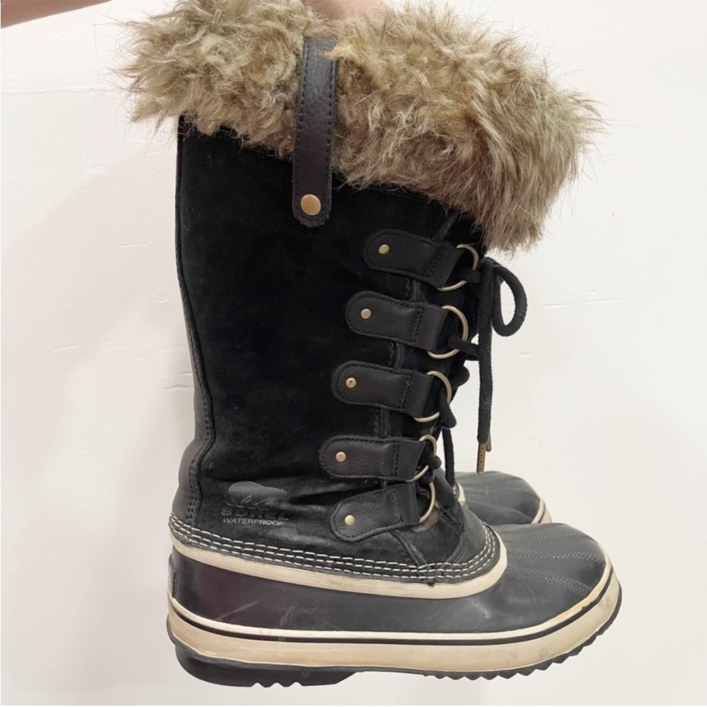 Sorel Joan Of Arctic Winter Snow Boots - Black Women's size 11 - Picture 3 of 11